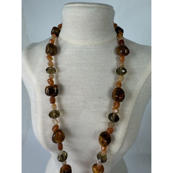 Picture Jasper & Semi-Precious Healing Stone Necklace 15" - Picture 10 of 16